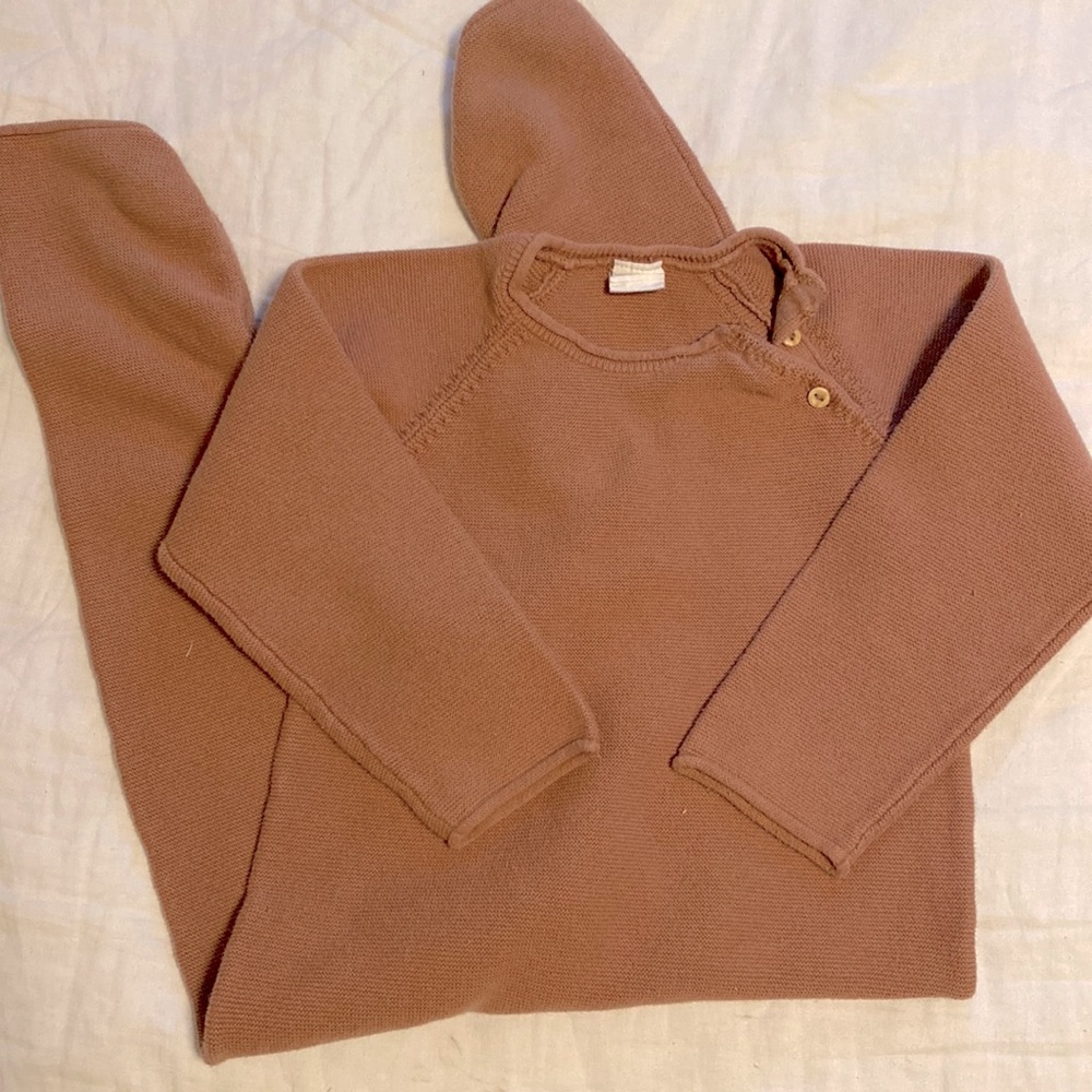 Hm Rust Knit onesie 2-3T